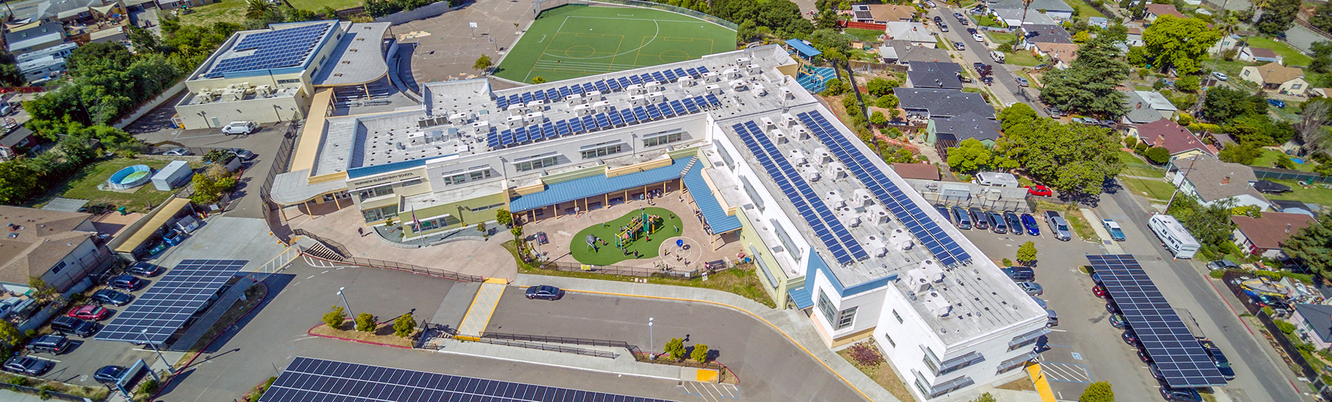 Facility with solar implementation