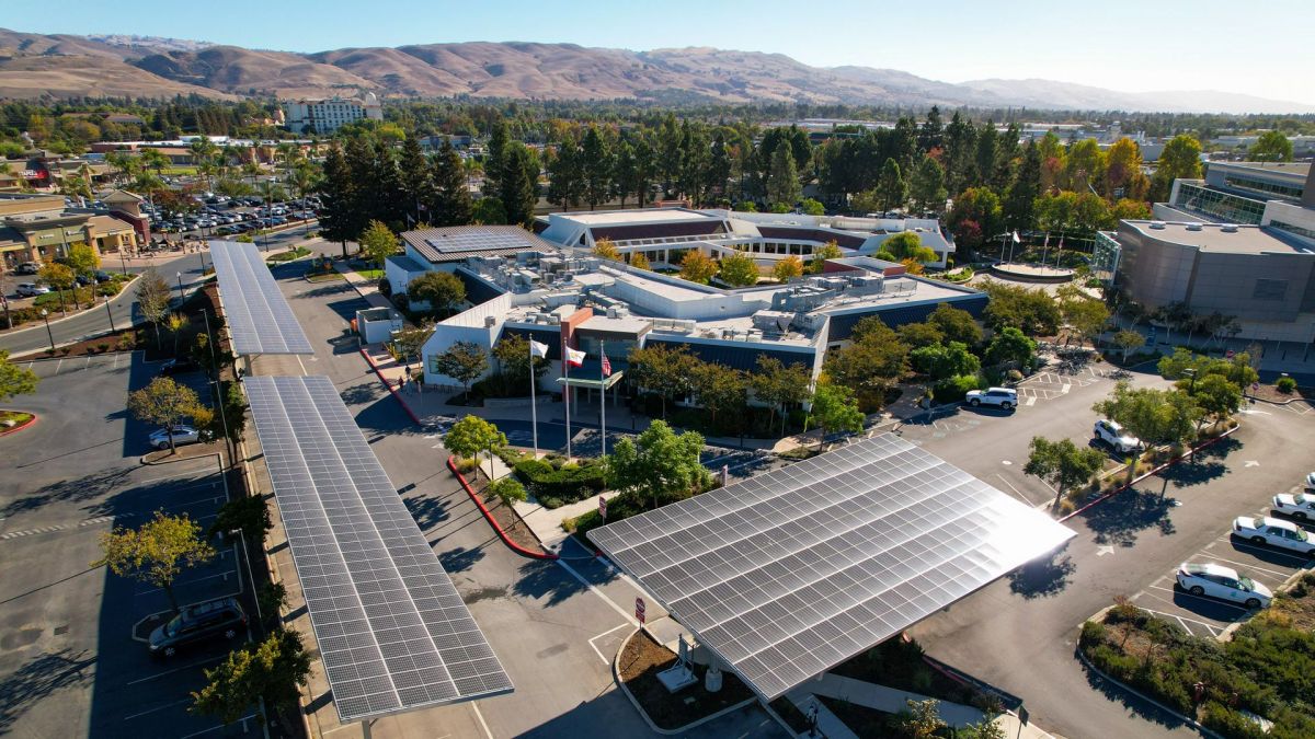 City of Milpitas Campus with Solar